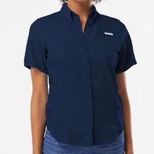 Columbia Women's Navy Button Down Shirt
